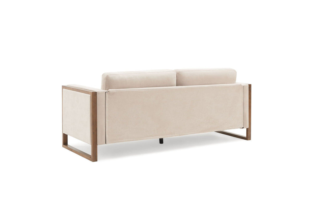 Modern Sofa With Solid Wood Legs, 3 Seater - Best Buy Furniture