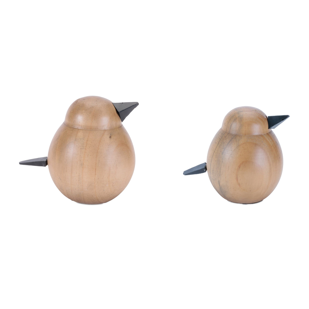 Modern-wood-bird-figurine-(set-of-2)-Figurines