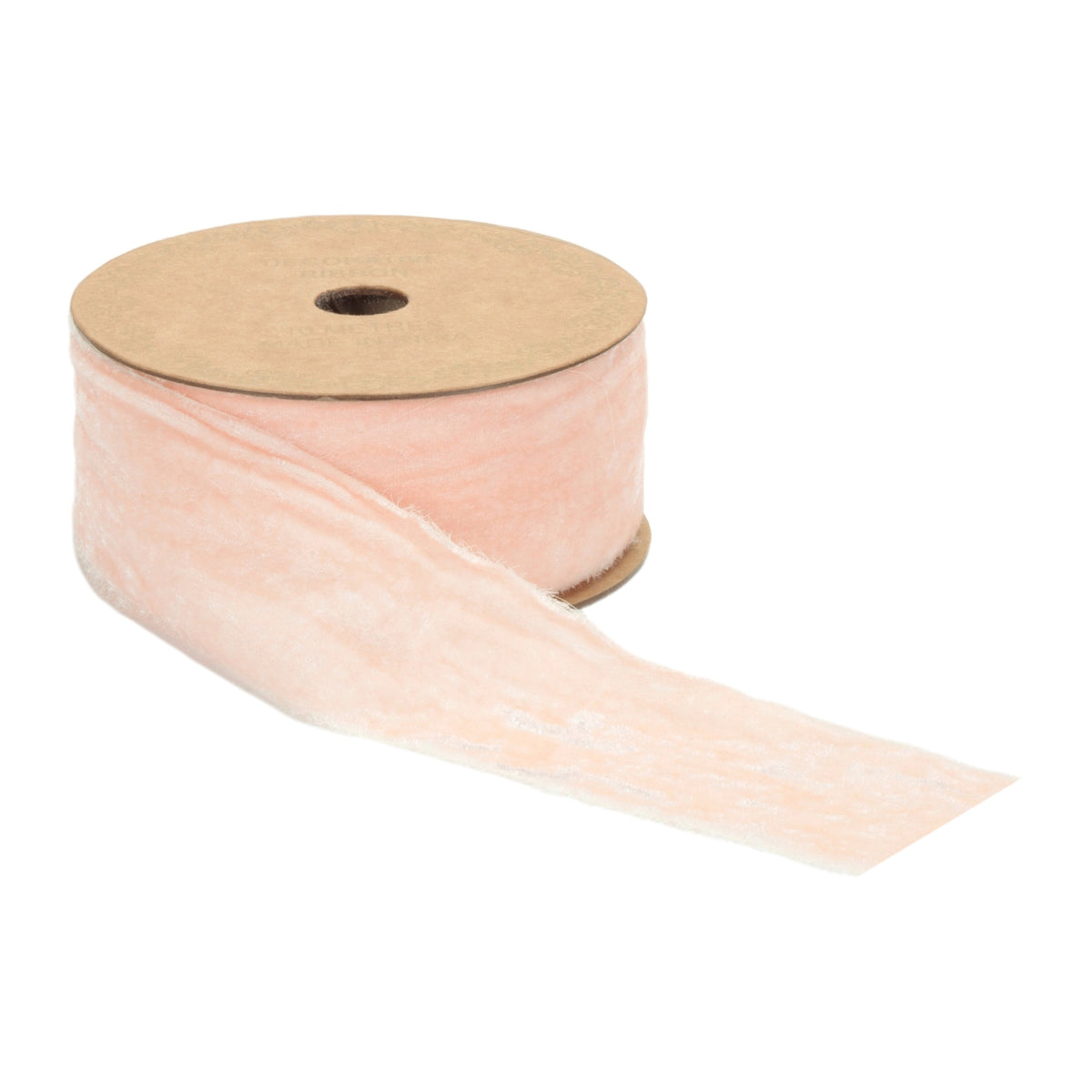 Raw edge velvet ribbon 2" x 10 yds.