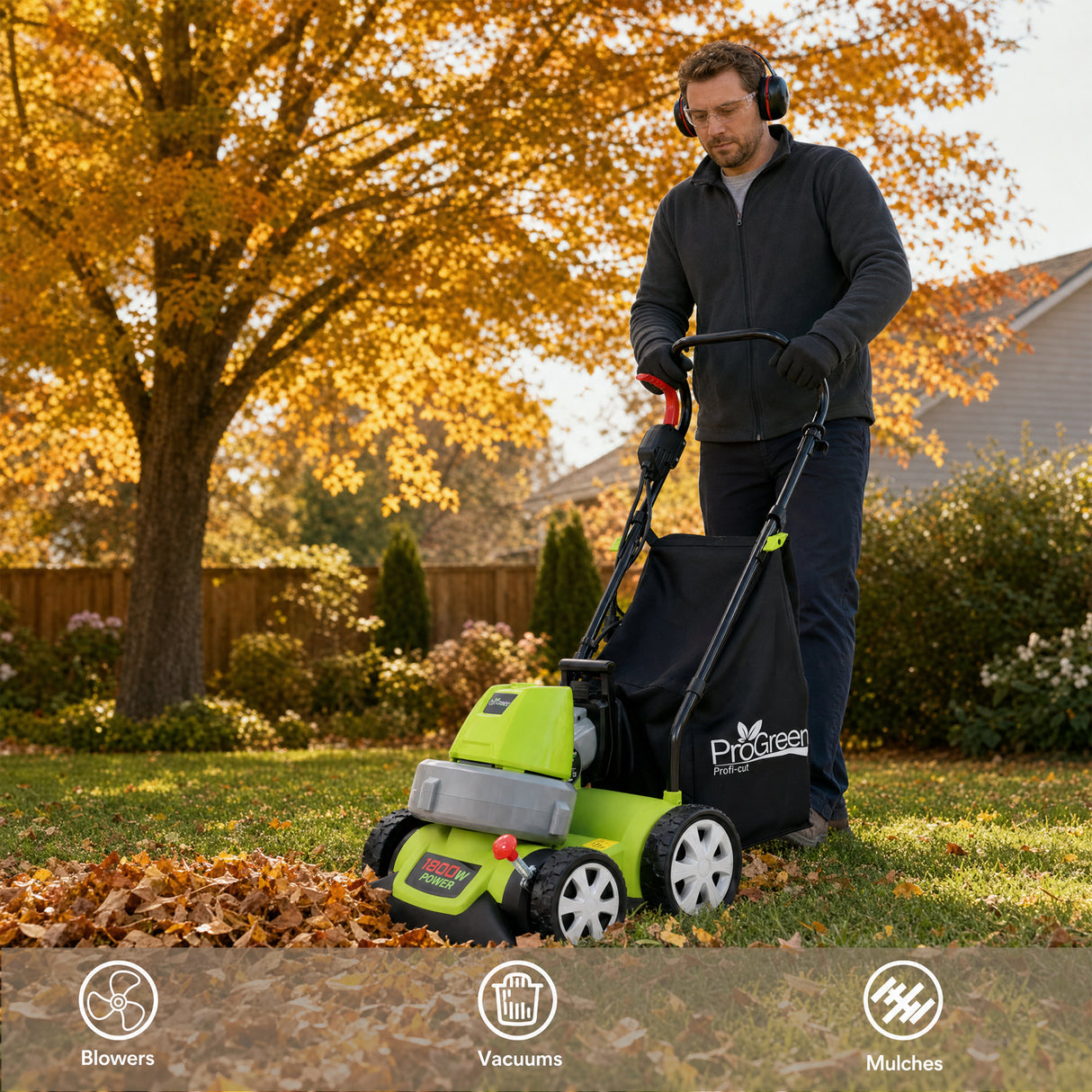 PROGREEN 1600W Leaf Vacuum Cleaner
