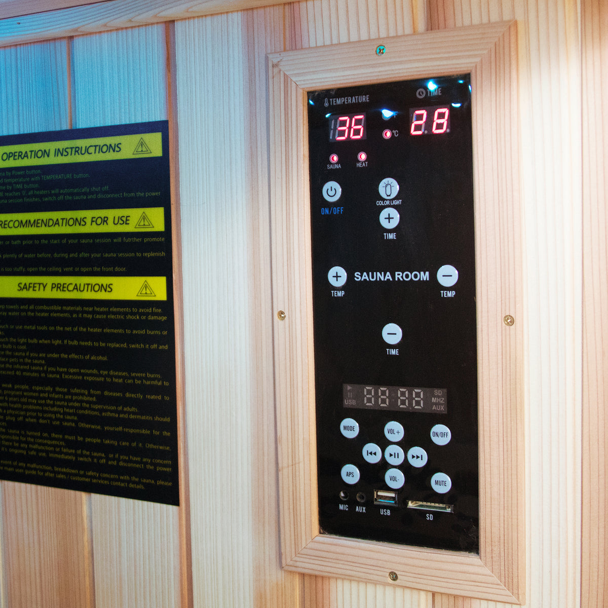 HOSAUNA Premium Home Sauna