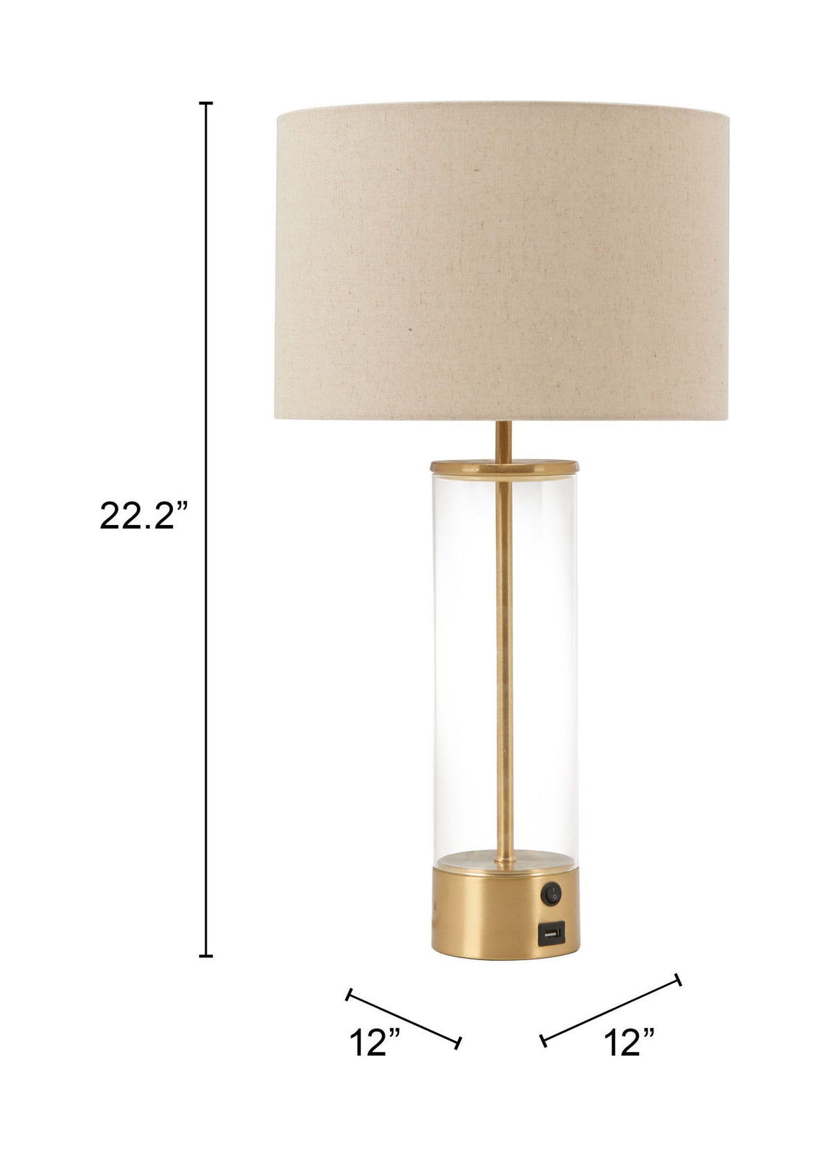 Zuo Modern Boreal Table Lamp