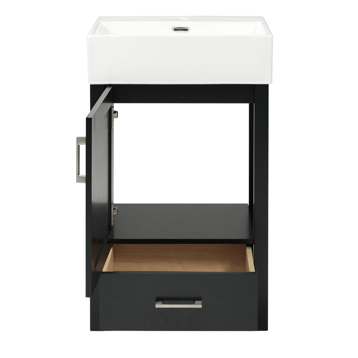 Bathroom Vanity With Sink, Frame And Drawer