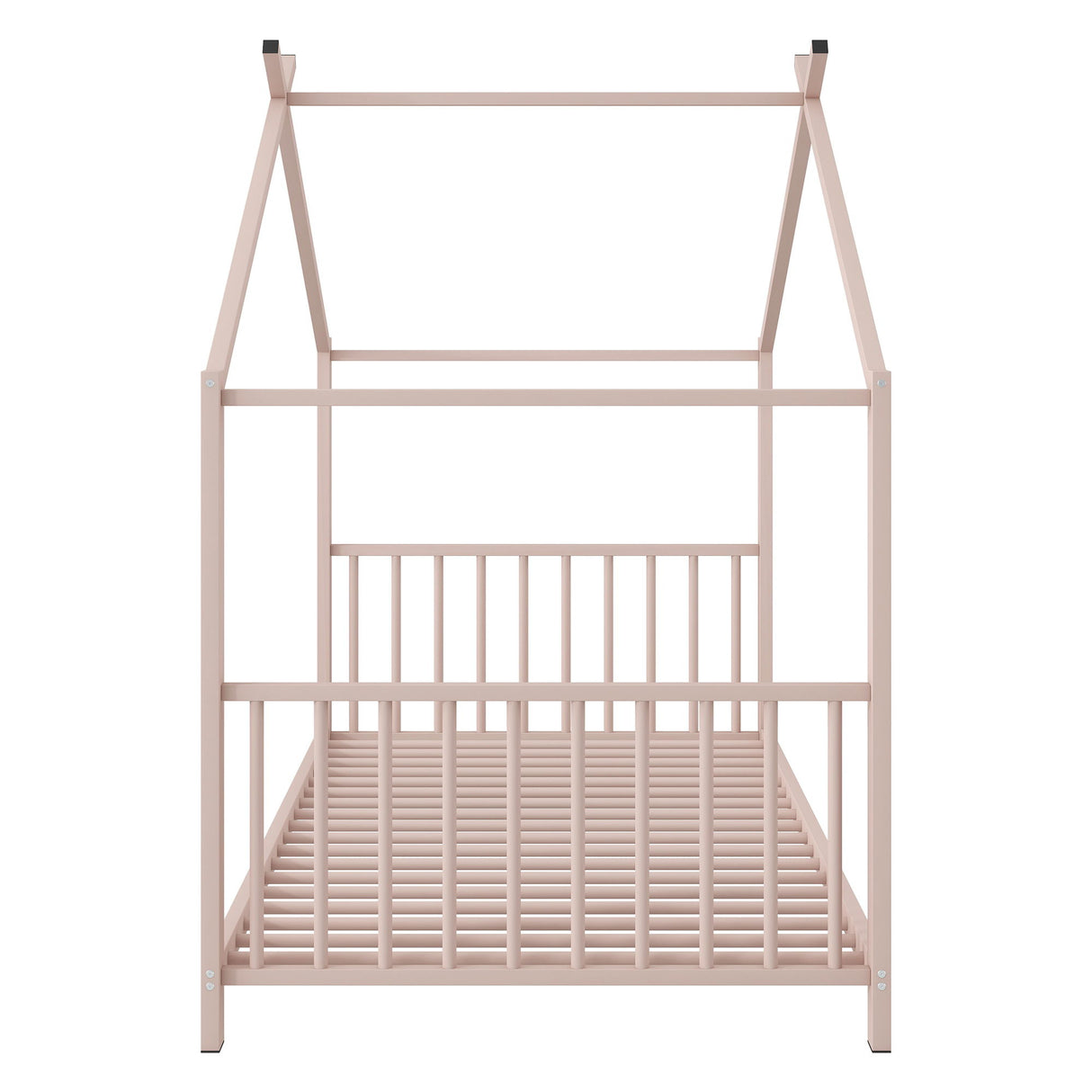 Metal House Platform Bed With Modern Design And Durable Frame
