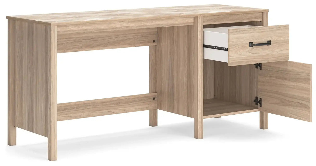 Battelle - Home Office Desk - Tan - Best Buy Furniture
