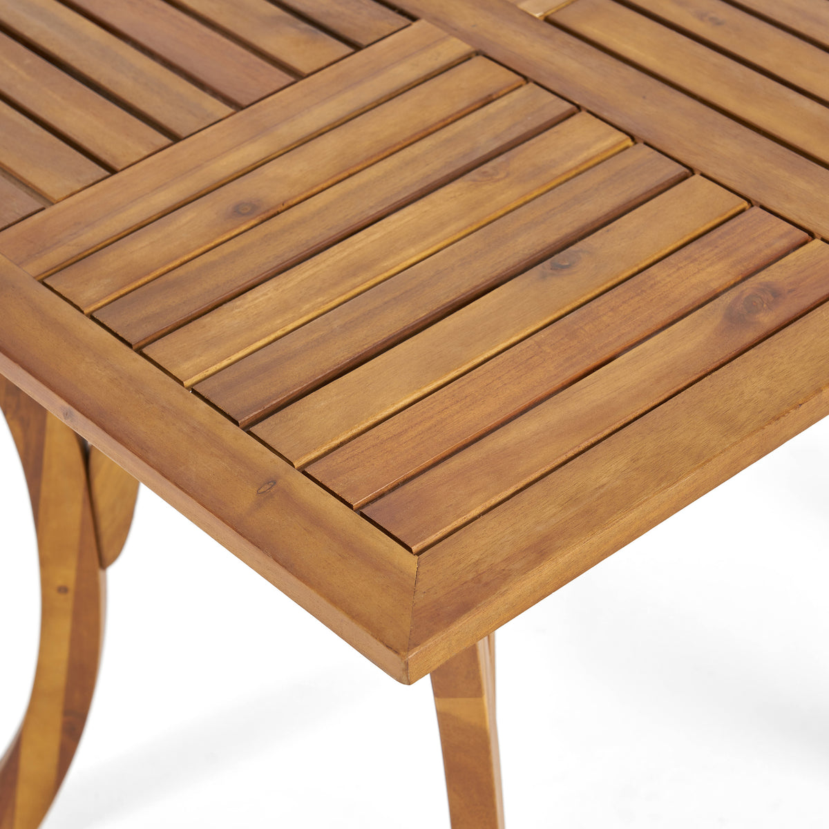 5-Piece Outdoor Acacia Wood Dining Set