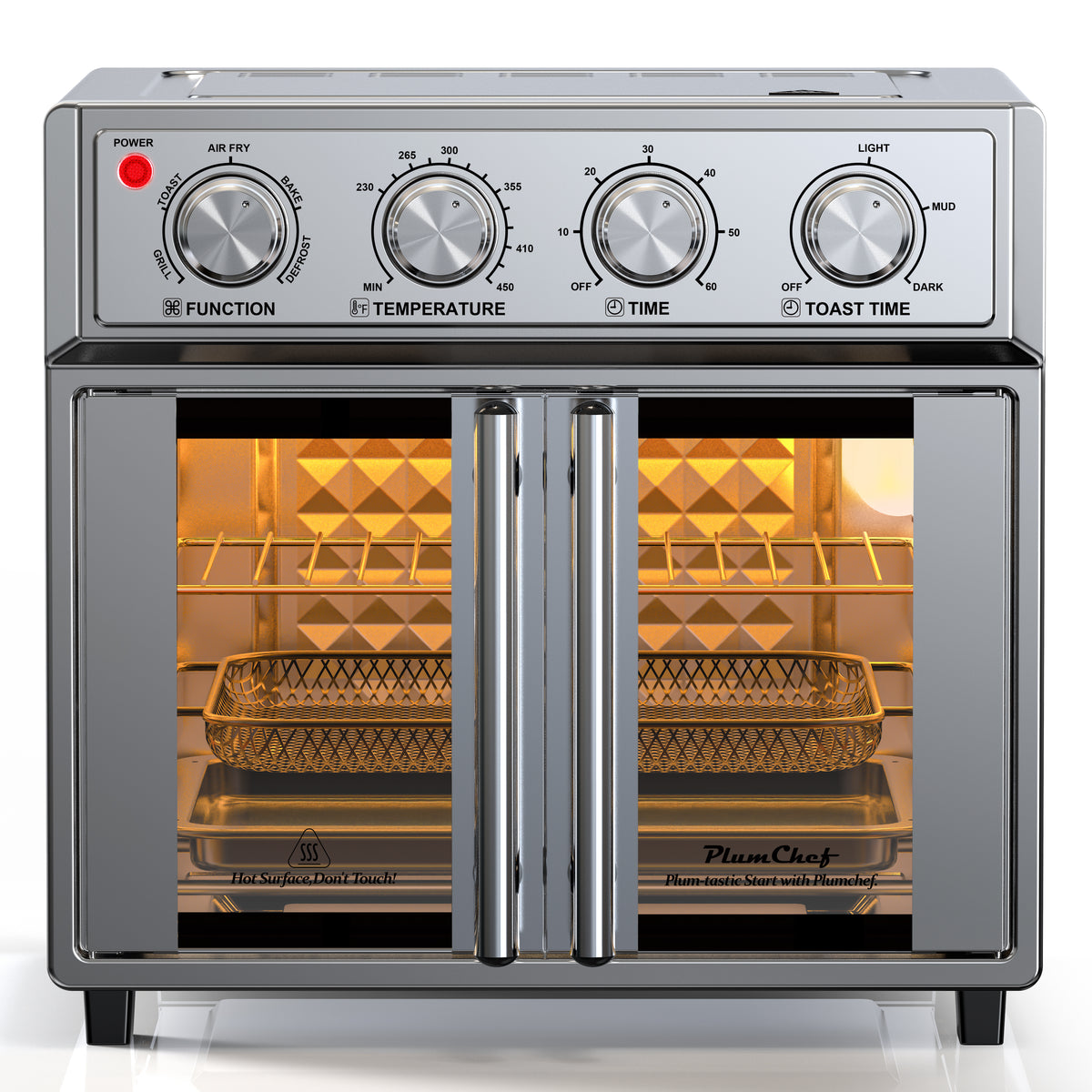 PlumChef 26QT Extra-Large French Double-Door Air Fryer