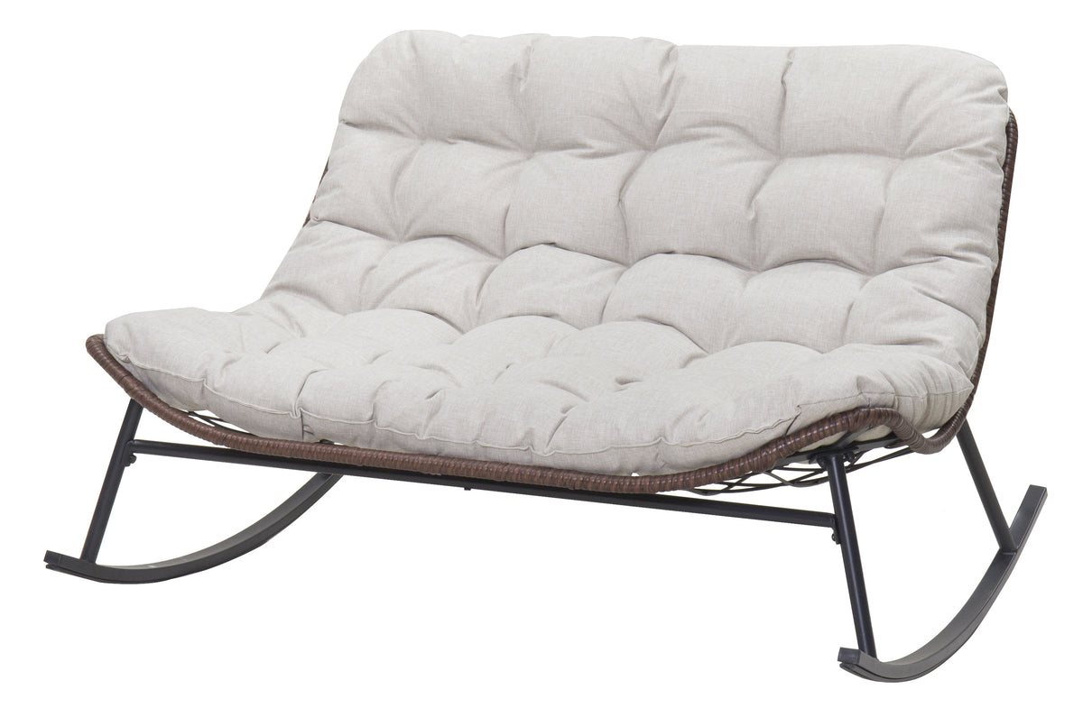 Double Wide Rocking Papasan Chair