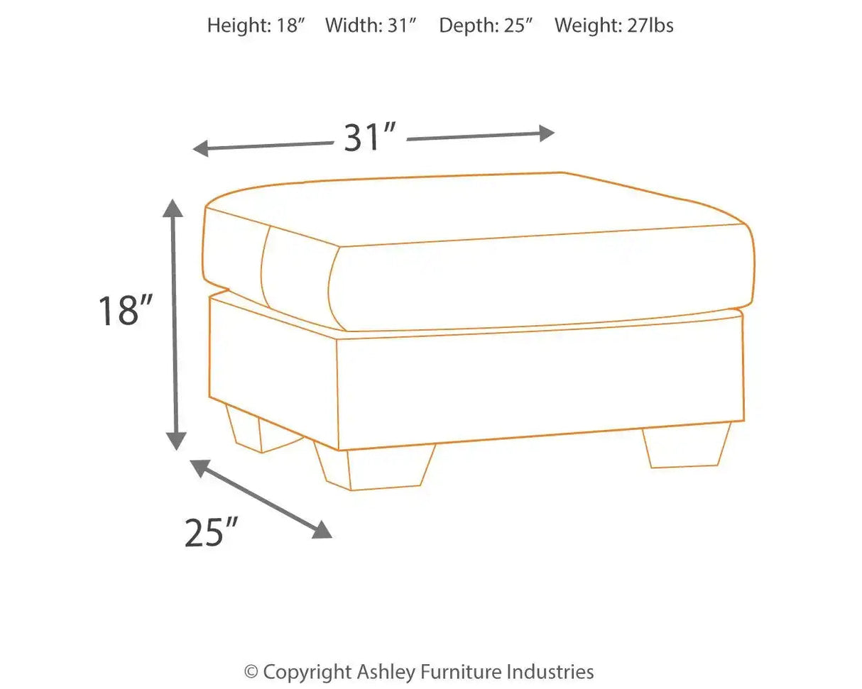 Darcy - Ottoman - Best Buy Furniture