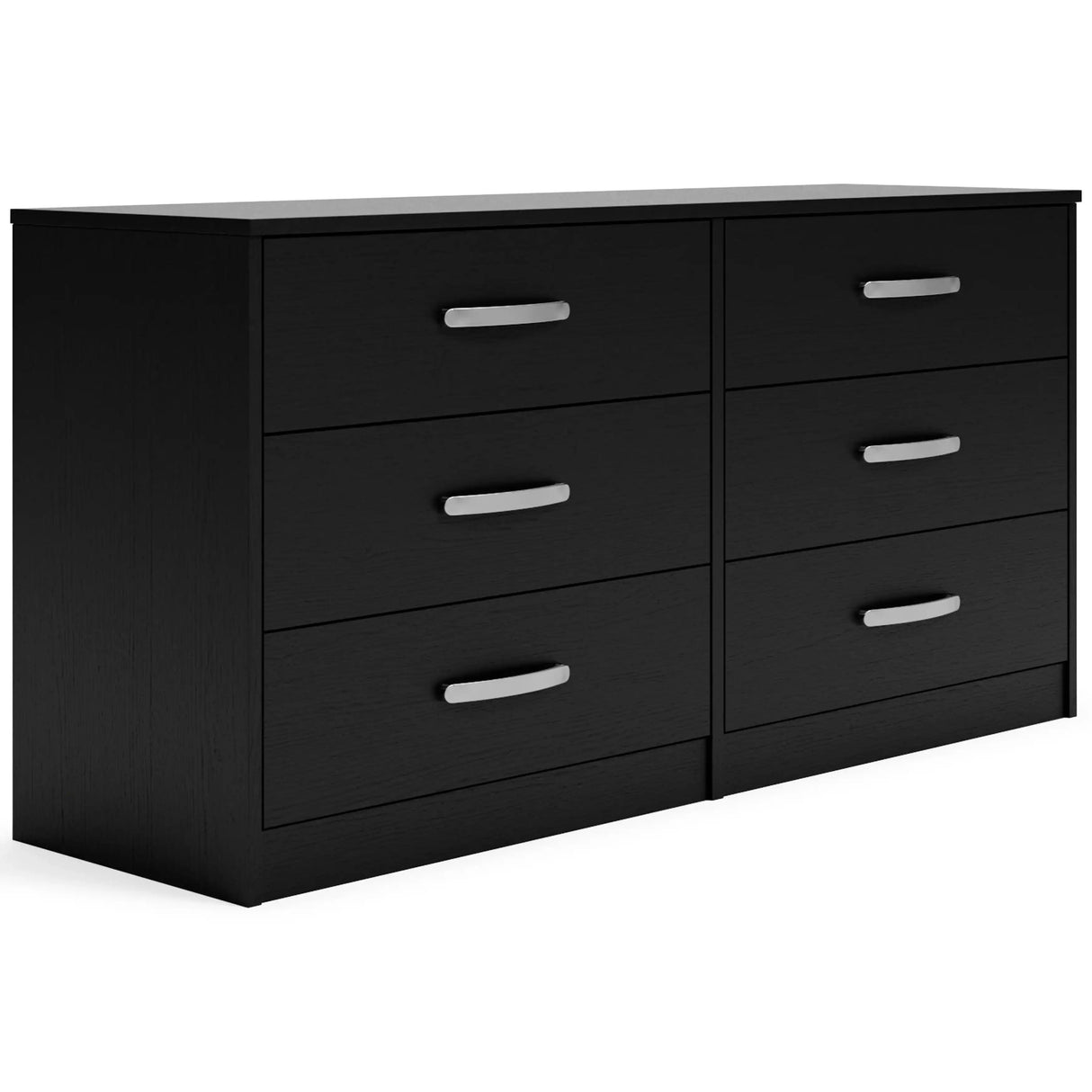 Finch - Six Drawer Dresser - Black - Best Buy Furniture
