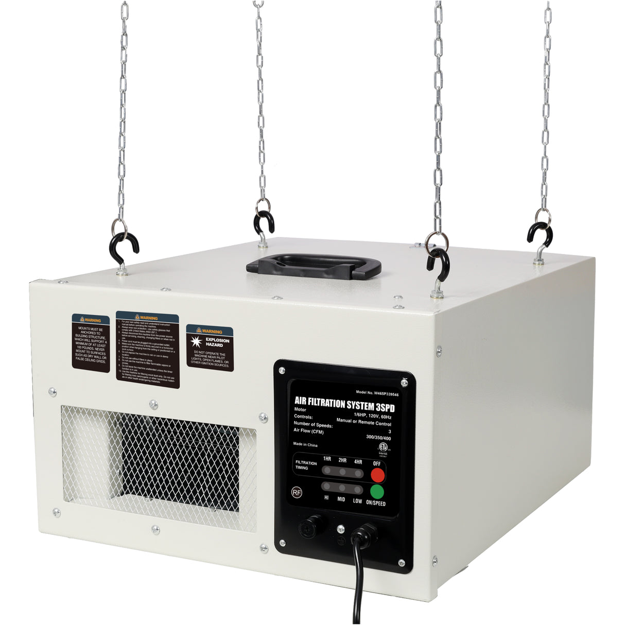 Remote-Controlled Air Filtration System