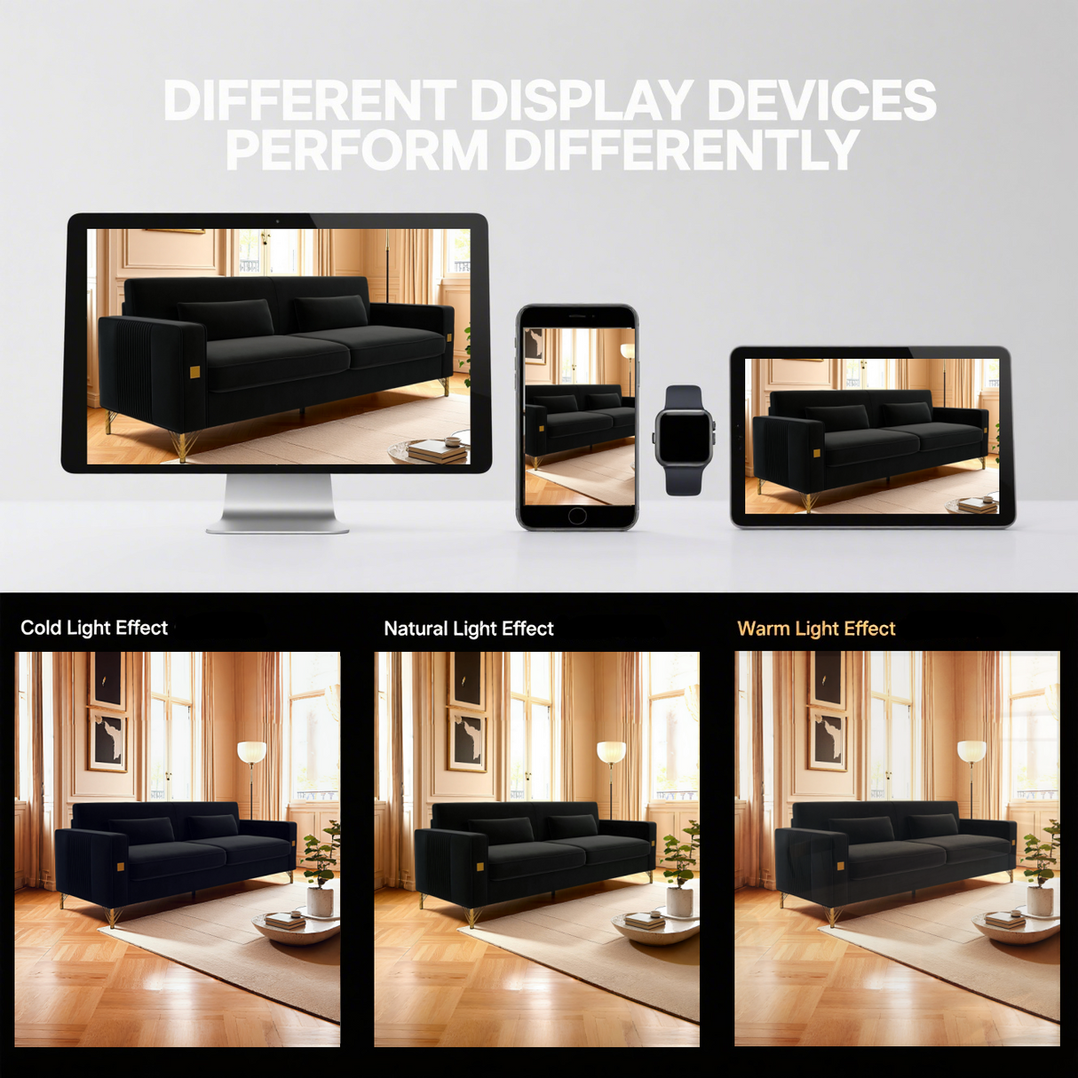 Luxury Velvet Sofa