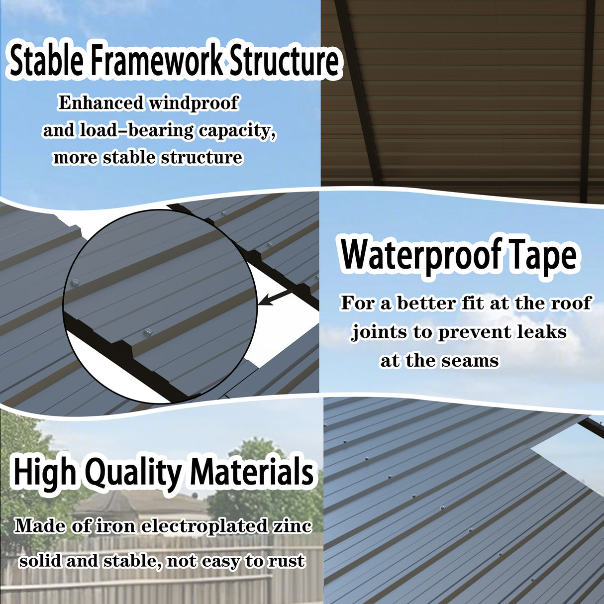 Heavy Duty Carport 20 x 20 Shelter