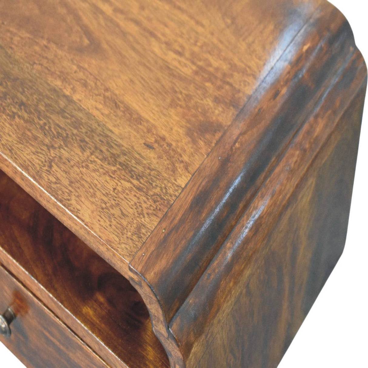 Artisan Furniture Solid Wood Avora Wall-Mounted Chestnut Bedside