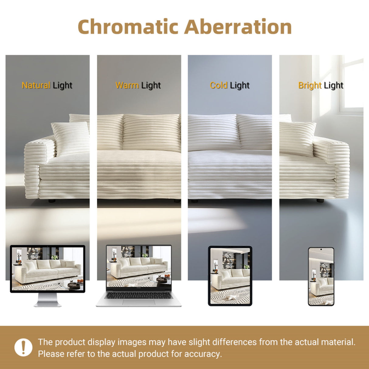 Deep Seat Convertible Sofa With Soft Pillows And Ottomans