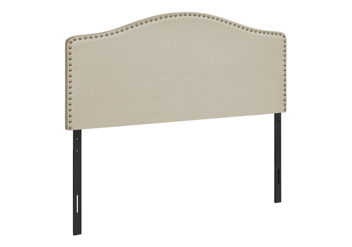 Full Size, Bed Headboard Only, Upholstered, Transitional - Beige - Best Buy Furniture