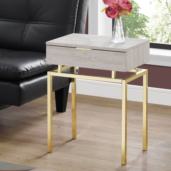 Spacious Table Top Accent Side Table, Storage Drawer, Contemporary & Modern - Best Buy Furniture
