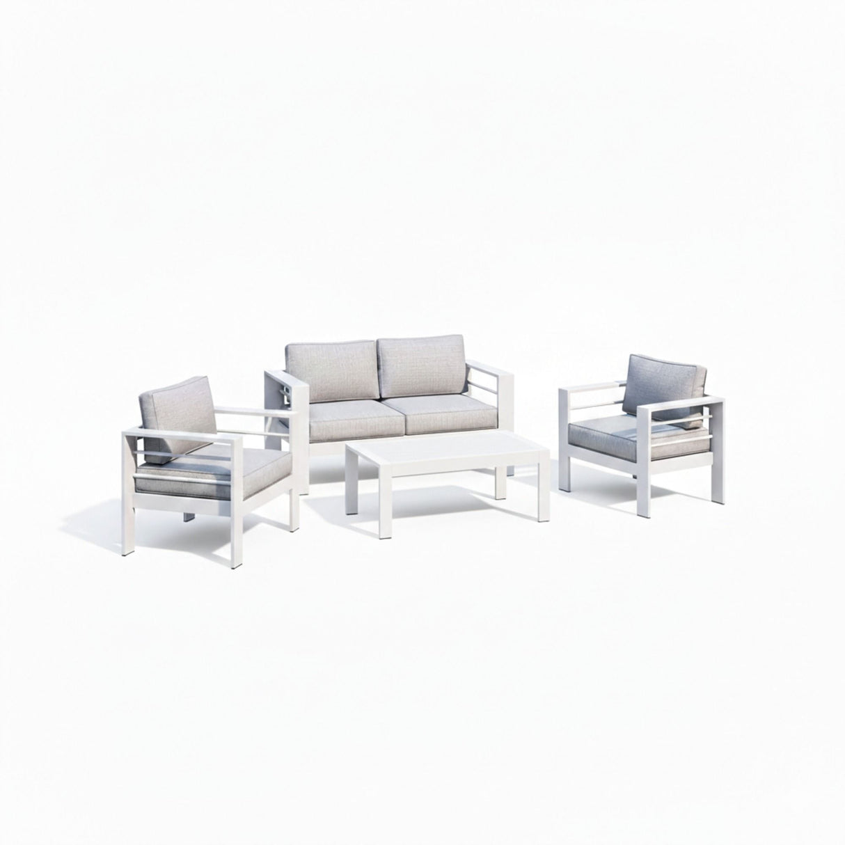 Outdoor Patio Set With All-Weather Thick Cushions