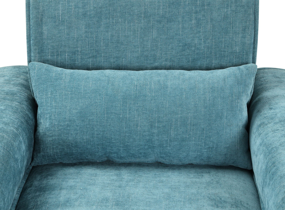 Valentina - Sofa With Metal Legs And Throw Pillows