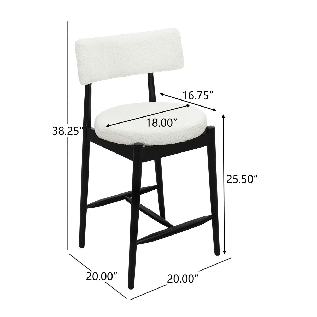 Mid Century Modern Counter Stools, Fabric Upholstered Chairs - Best Buy Furniture