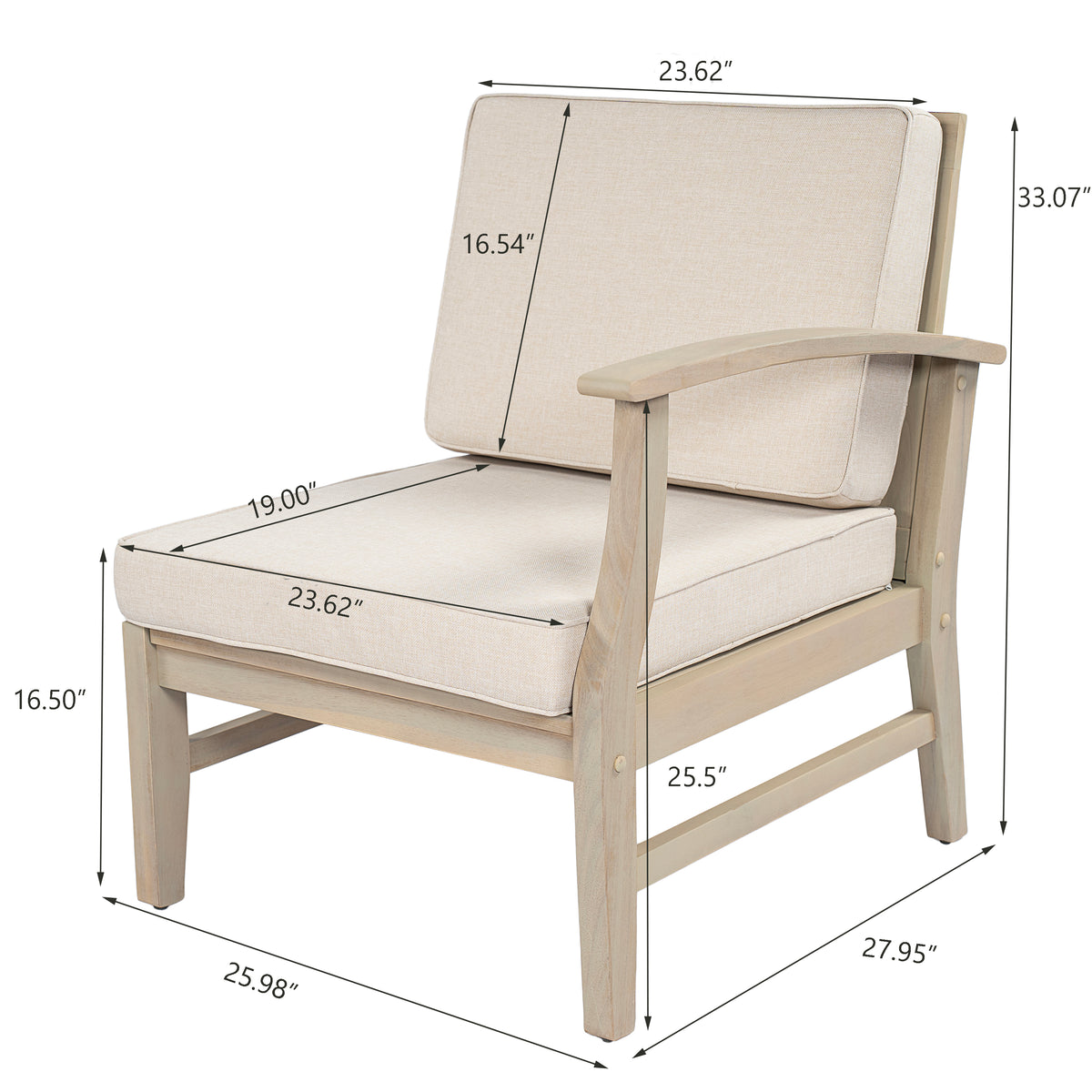 Perla Right Armchair