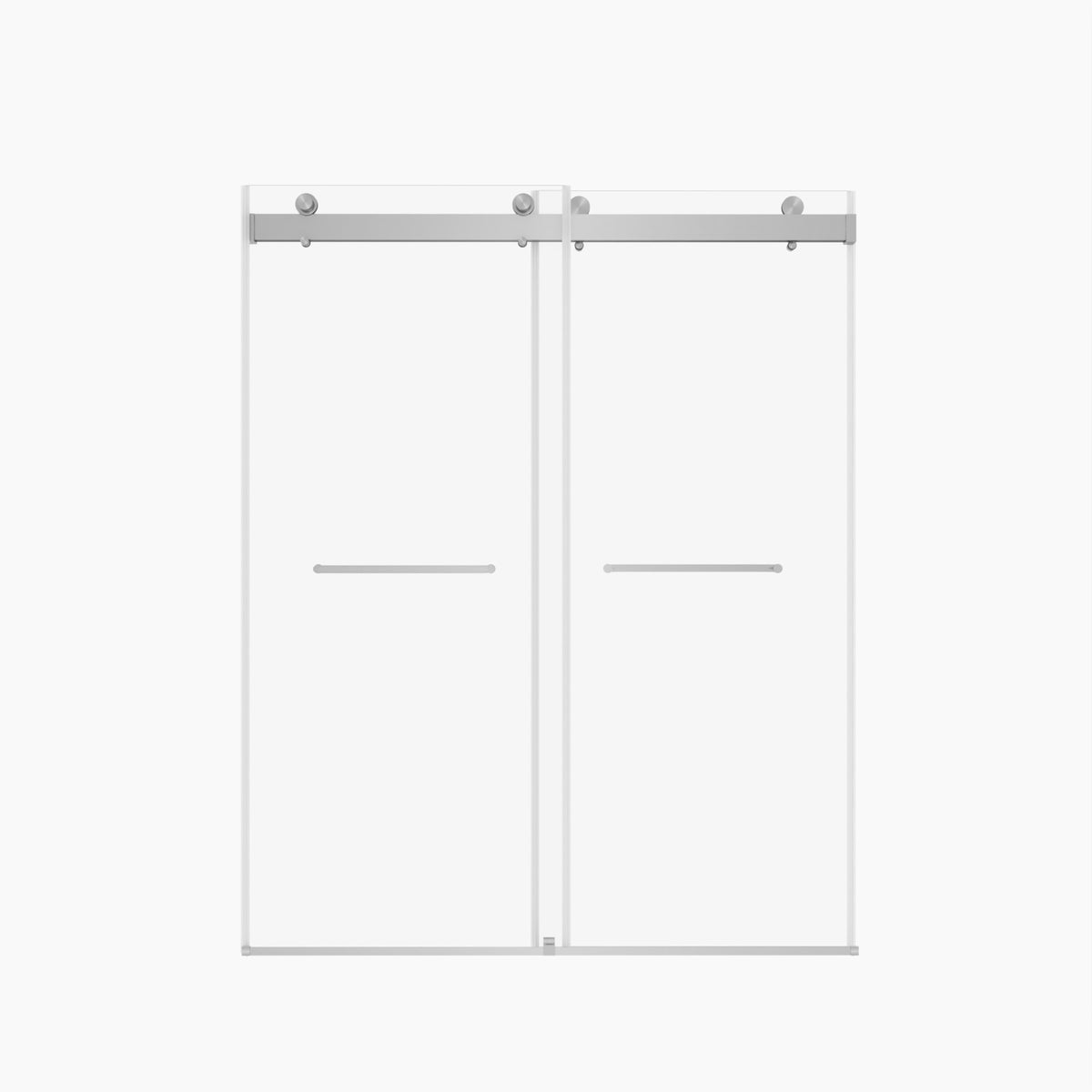 Frameless Sliding Glass Shower Doors 56-60" Width x 76" Height