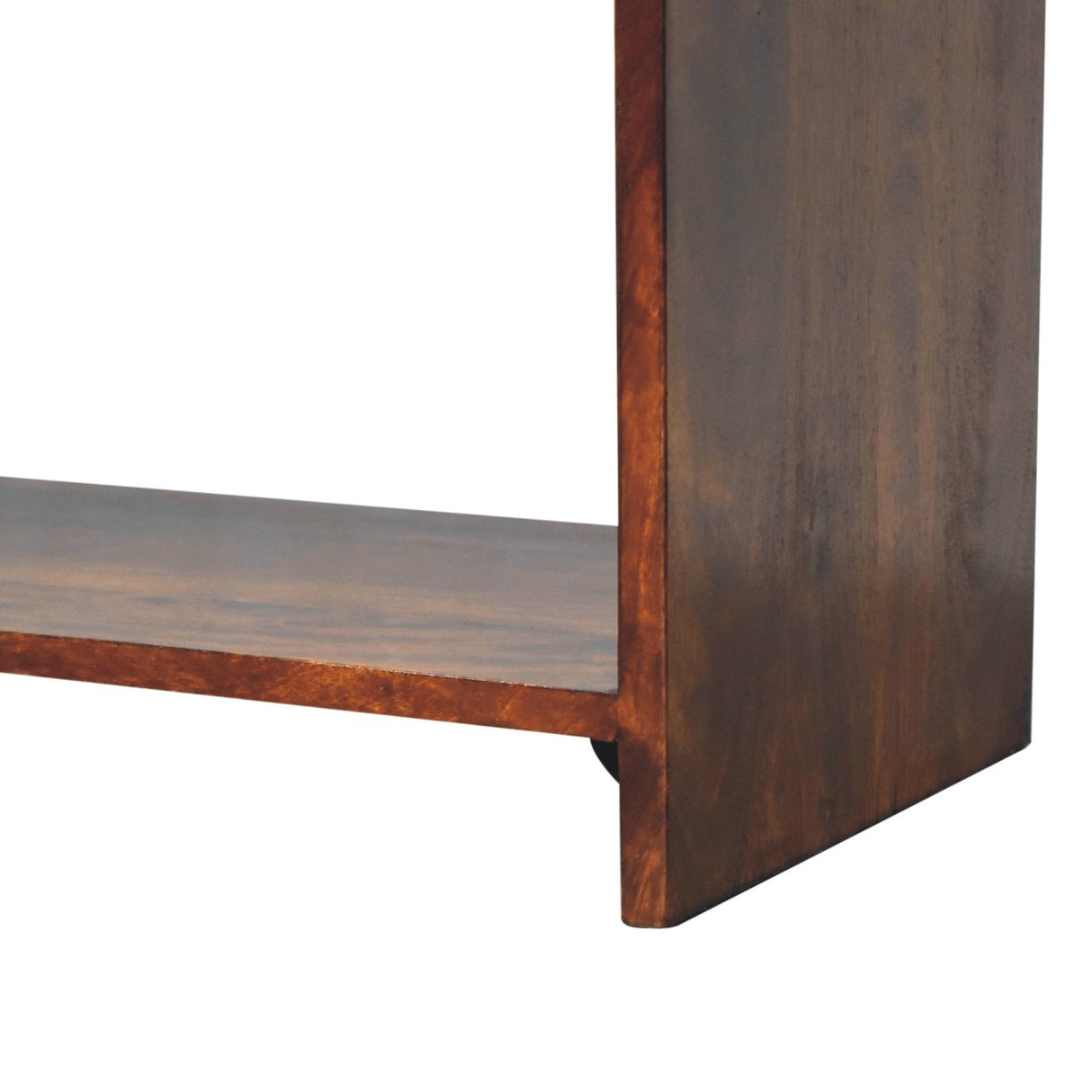Solid Wood Aspen Slim Media Unit, 3-Drawers, Open Slot