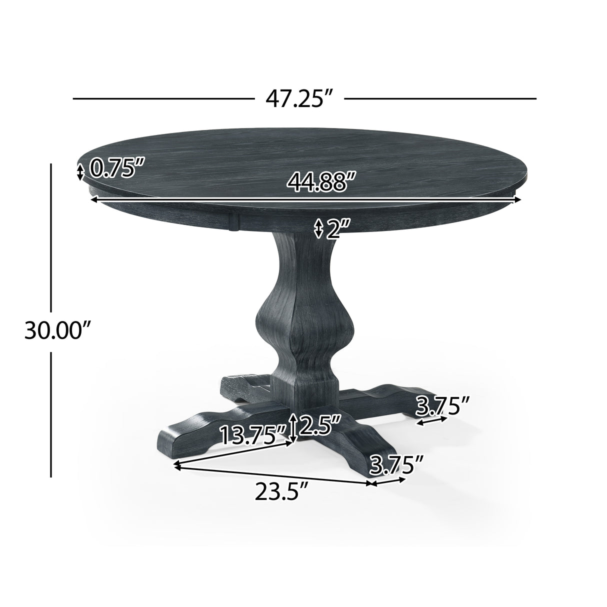 Round Dining Table (2 Boxs)