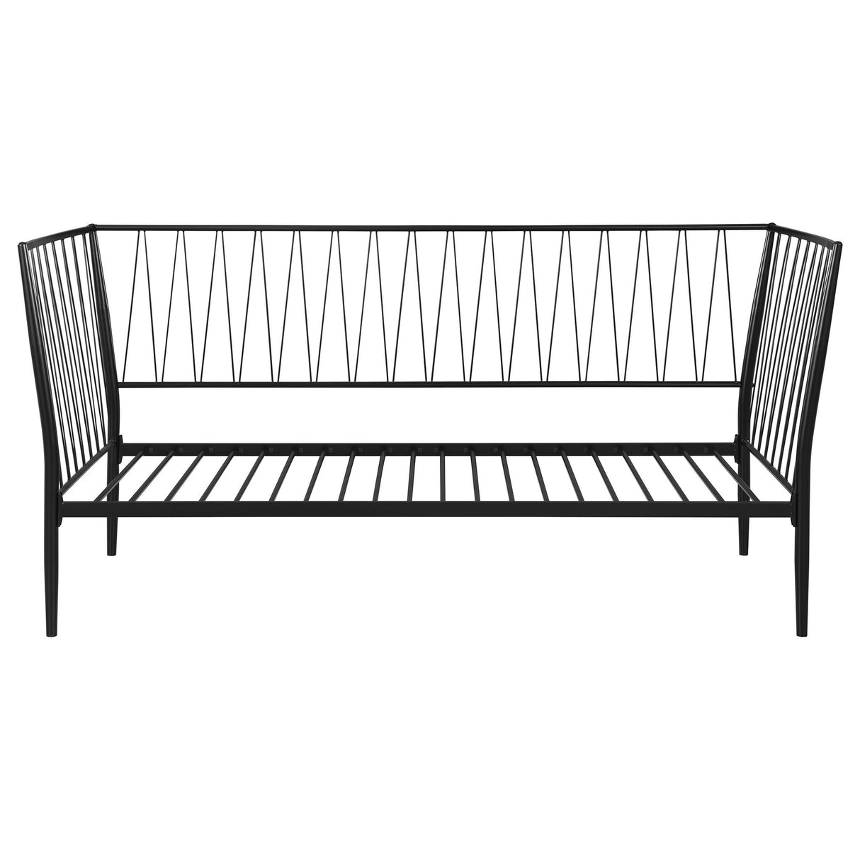 Vertigo - Twin Daybed With Slatted Support - Matte Black