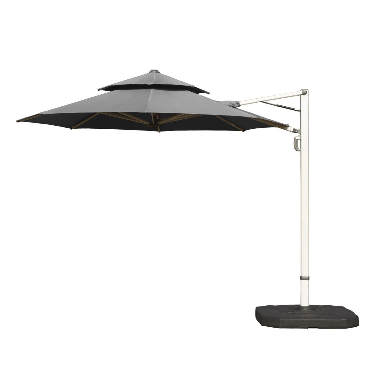 Round Cantilever Umbrella with Center Pole