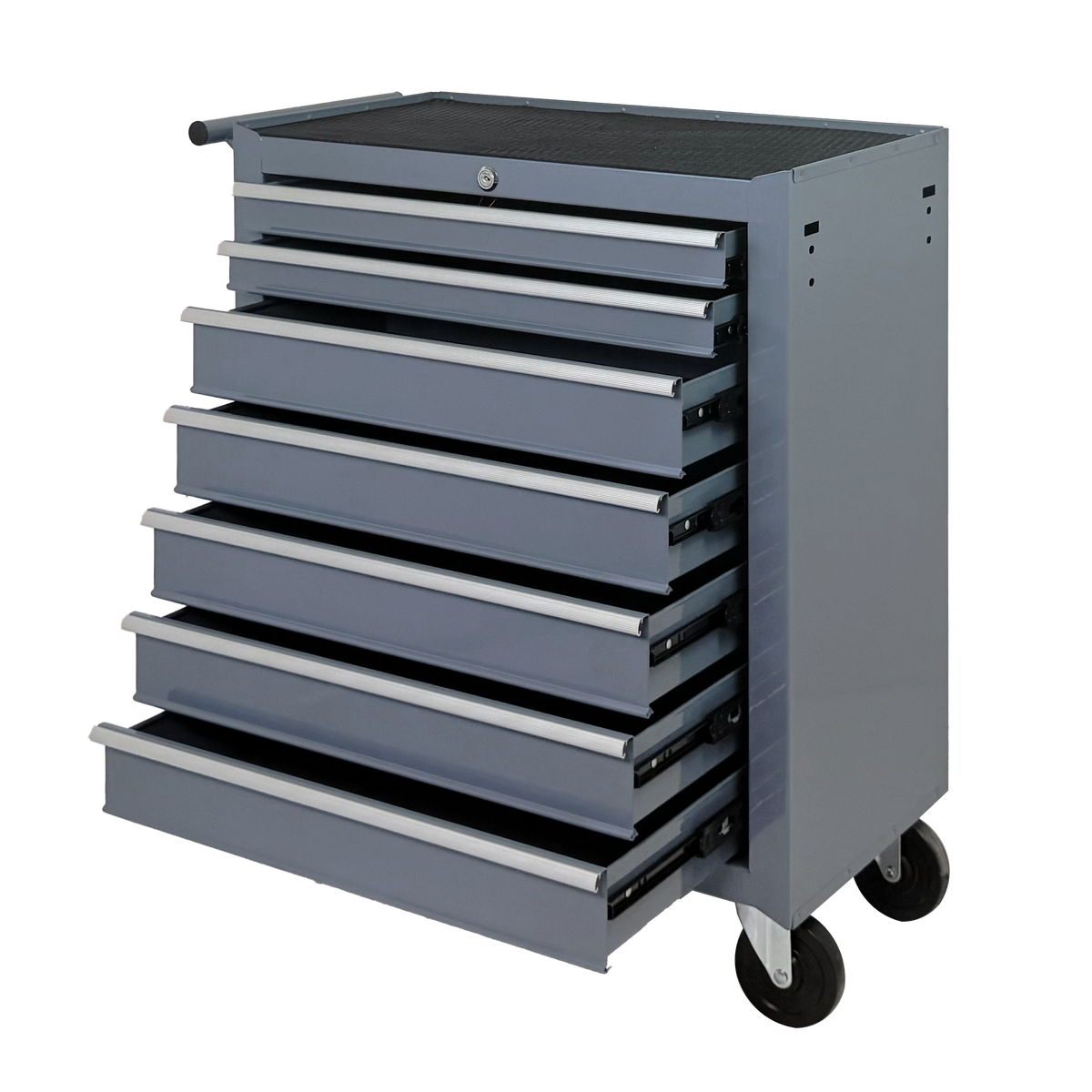 Rolling Tool Chest with 7-Drawer Tool Box - Grey