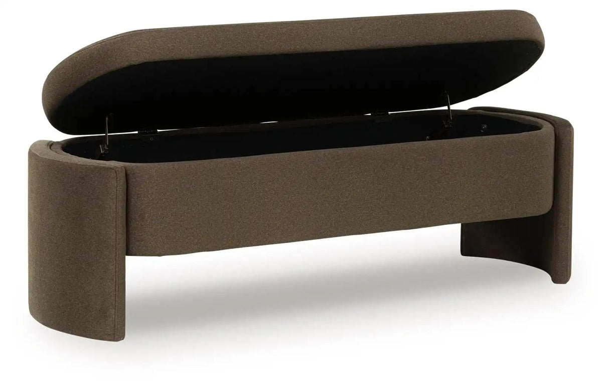 Vavuniya - Storage Bench - Brown - Best Buy Furniture