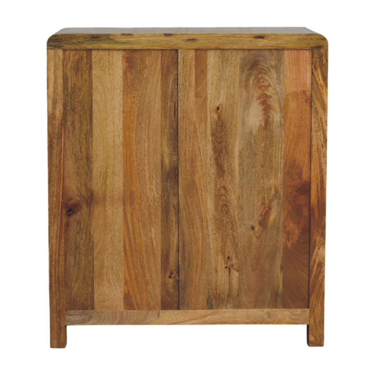 Solid Wood Oakish Three Drawer Chest