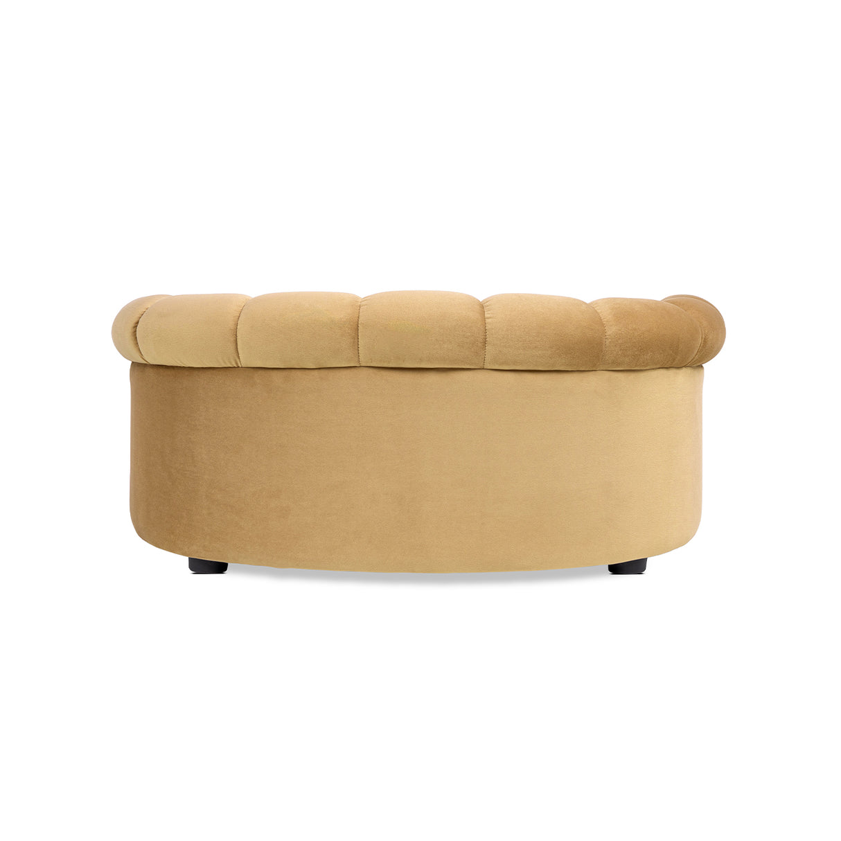 Halle 35.5" Rolled Arm Channel-Tufted Dog Sofa Bed
