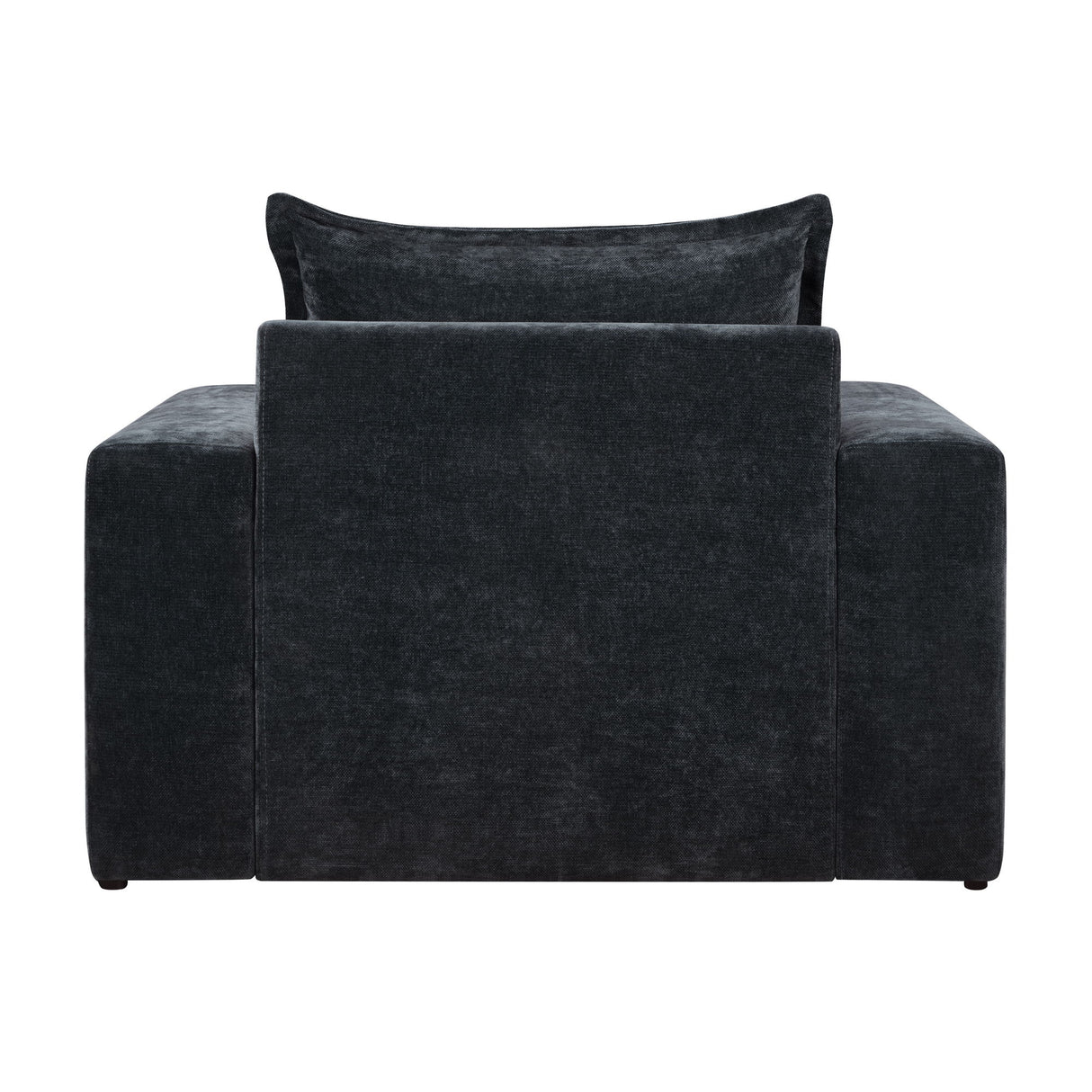 Upholstered Accent Chair With Wide Armrests And Ergonomic Back Support