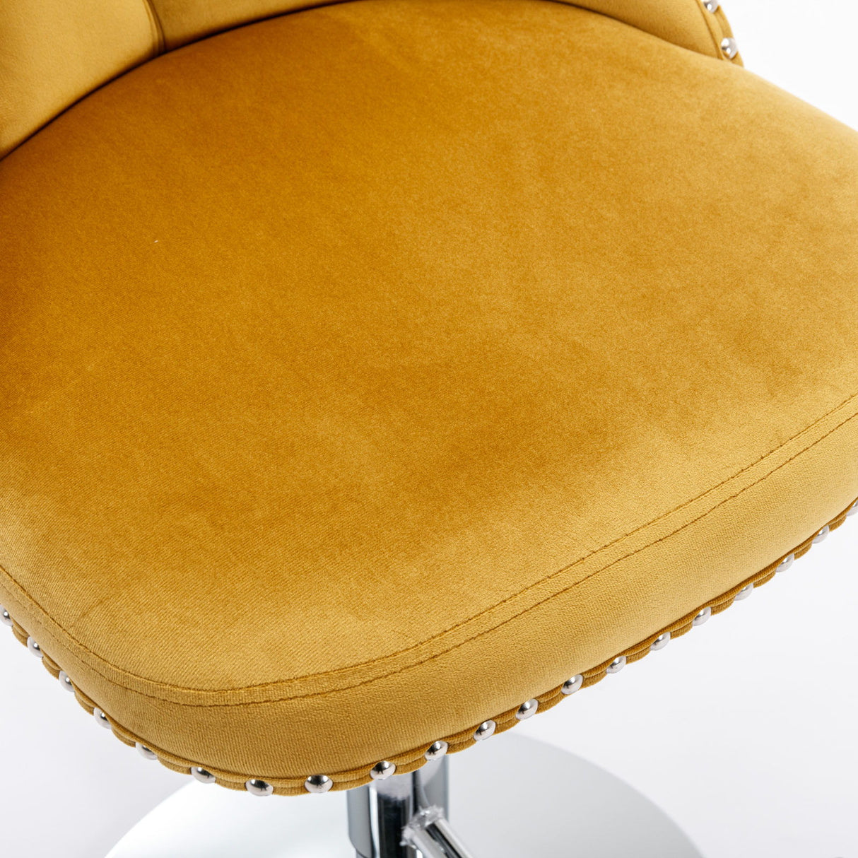 Swivel Barstools Adjusatble Seat Height From 25-33", Modern Upholstered Base Bar Stools With Backs Comfortable Tufted For Home Pub And Kitchen Island (Set of 2)