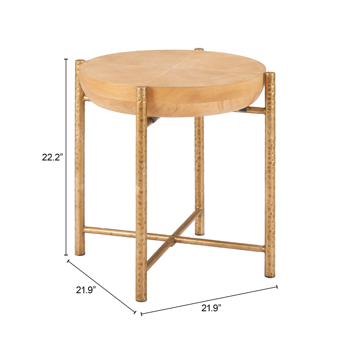 Zuo Modern Halva Side Table