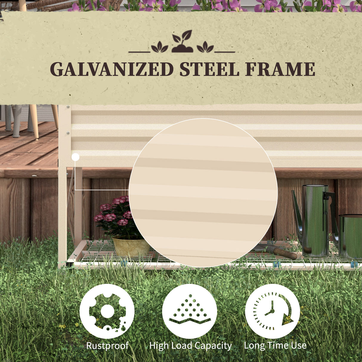 Outsunny Raised Garden Bed