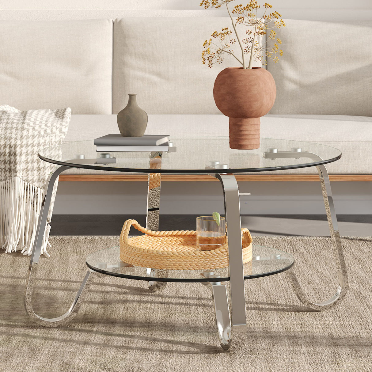 Double Layer Coffee Table