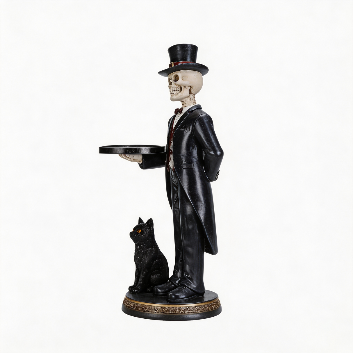 Halloween Skeleton Butler Floor Statue