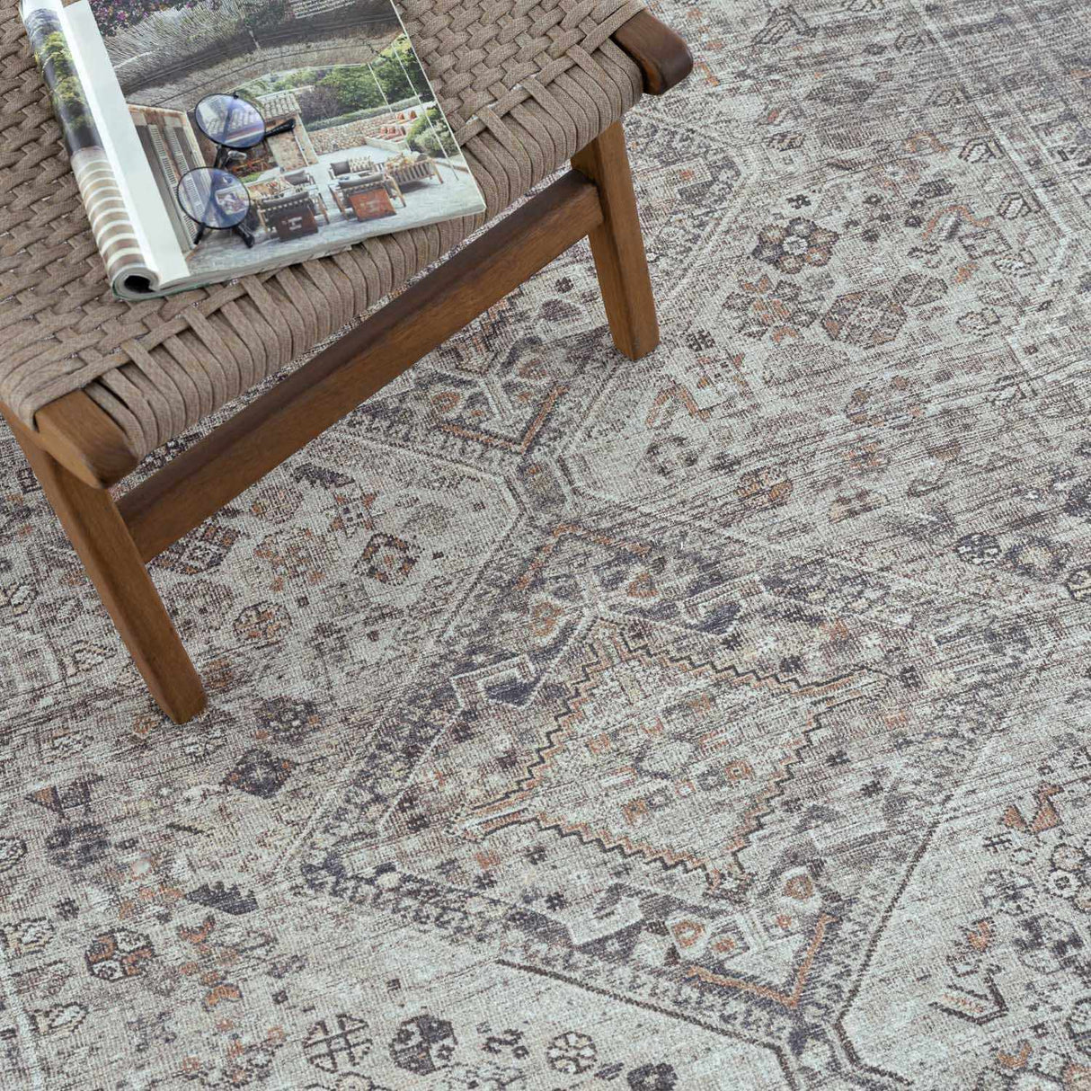 Boutique Rugs Barny Beige Flat Pile Washable Rug - view 20