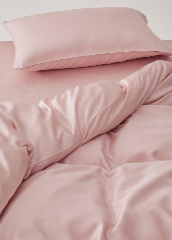 Adeline Pastel Silky Cooling TENCEL™ Bedding Set / Coffee