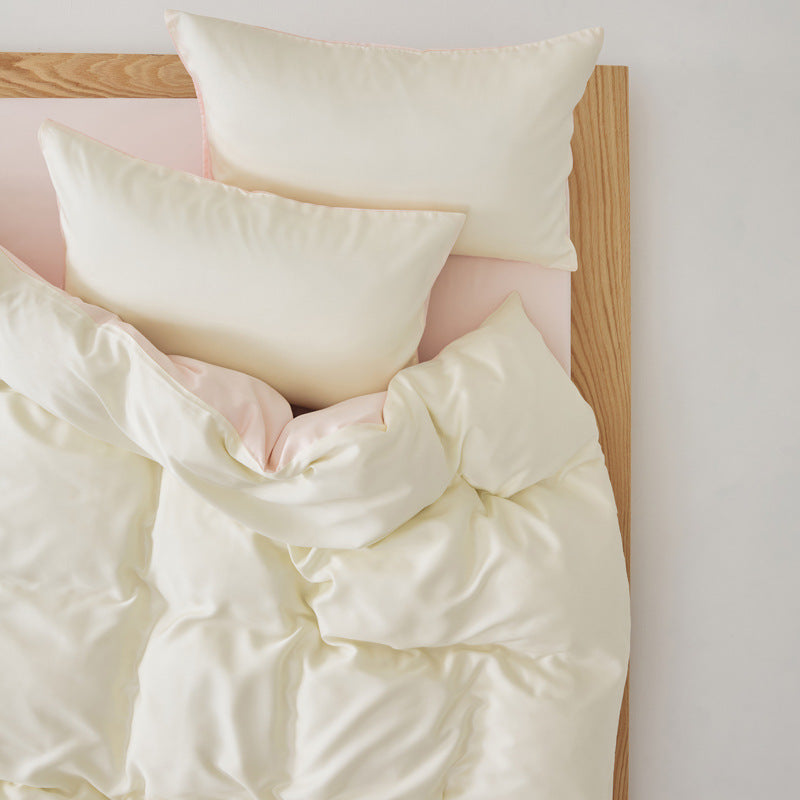 Adeline Pastel Silky Cooling TENCEL™ Bedding Set / Coffee