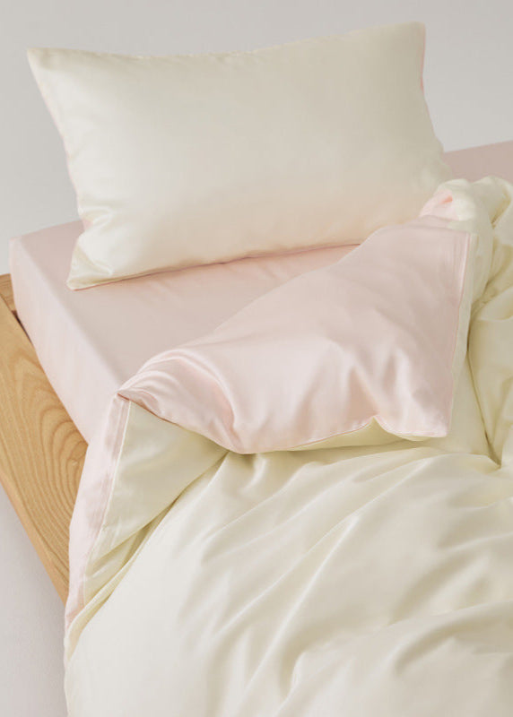 Adeline Pastel Silky Cooling TENCEL™ Bedding Set / Cream