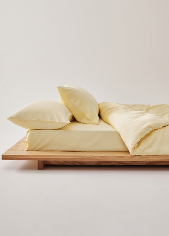 Adeline Pastel Silky Cooling TENCEL™ Bedding Set / Coffee