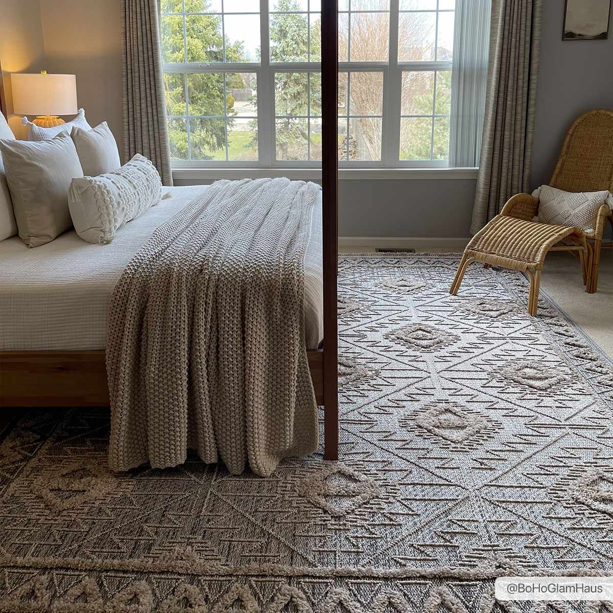 Agoo High-Low Pile Rustic Rug