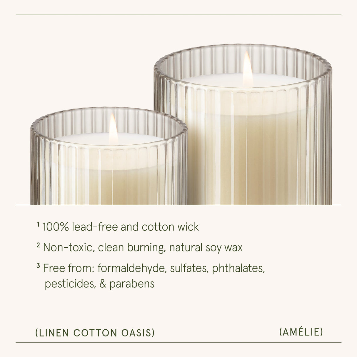 Amélie – Linen Cotton Oasis Candle
