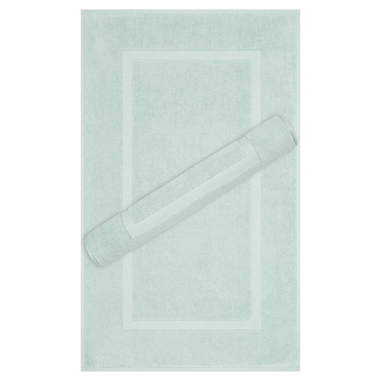 American Soft Linen Bekos 100% Cotton Bath Mat Set, 2 Piece 20x34 inches Bath Mats for Bathroom
