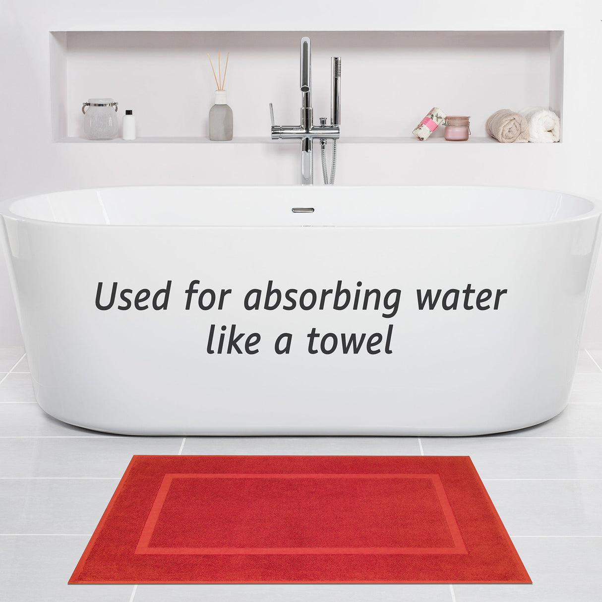 American Soft Linen Bekos 100% Cotton Bath Mat Set, 2 Piece 20x34 inches Bath Mats for Bathroom