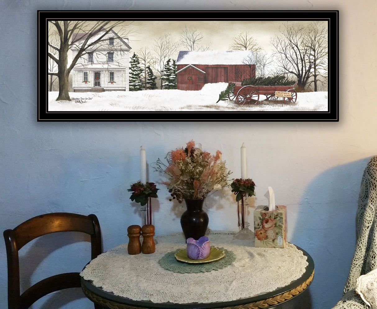 Trendy Decor 4U Christmas Trees for Sale Framed Wall Art